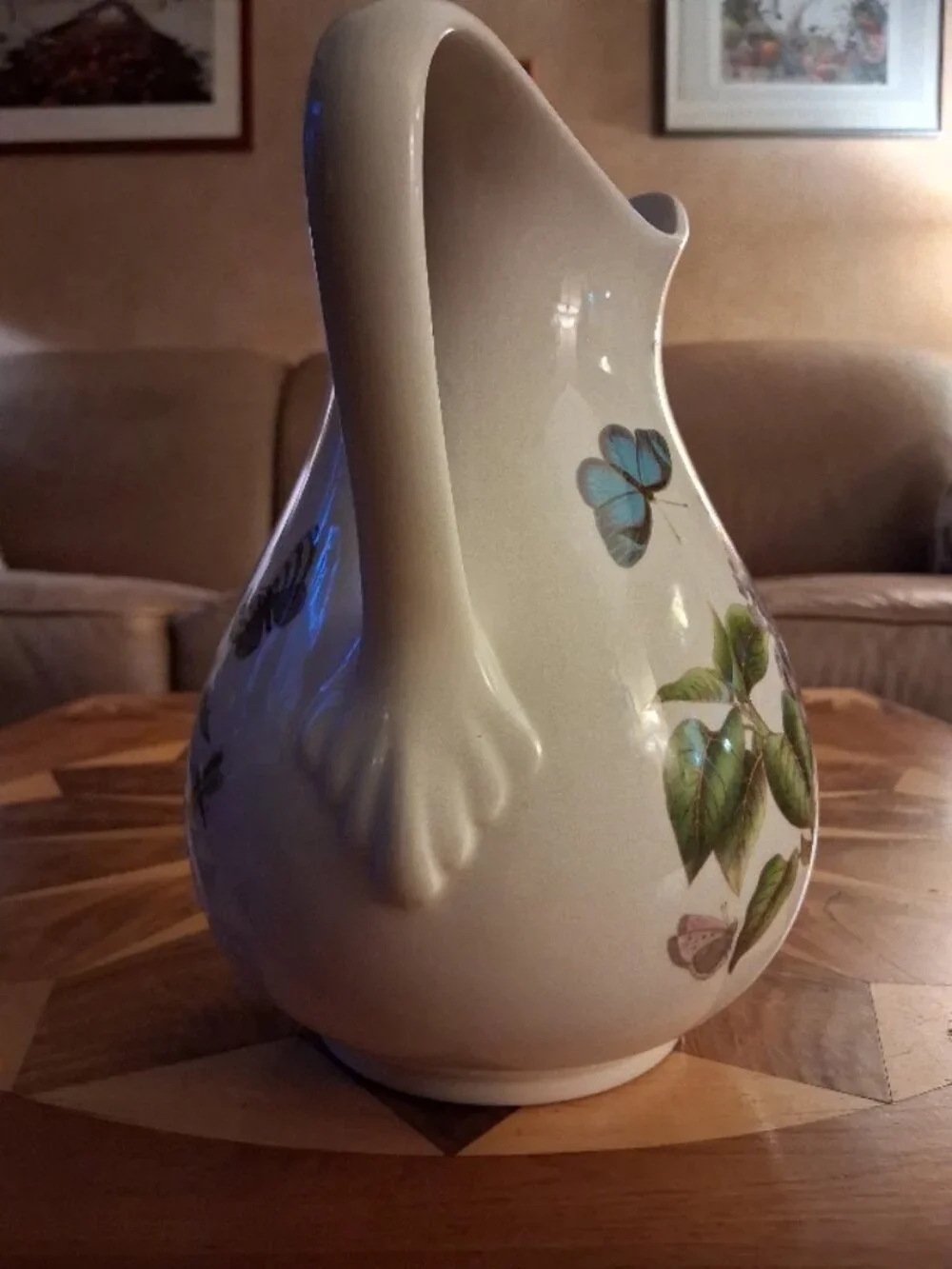 Vintage Portmeirion Ewer/Pitcher Garden Lilac Botanic Garden ~Discontinued Piece
